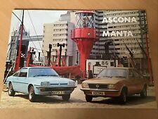 Opel ascona manta for sale  NOTTINGHAM