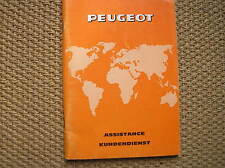 Peugeot carnet assistance usato  Torino
