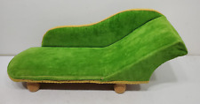 Antique Vintage Salesman Sample Size Doll Pet Chaise Lounge Fainting Couch Toy, used for sale  Shipping to South Africa