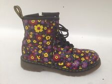 Dr Martens Delaney Boots Bright Flowers Design Sizes UK 3 US 4 EU 36    for sale  Shipping to South Africa