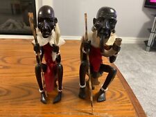 Wooden maasai men for sale  TELFORD