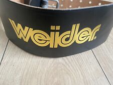 Weider black leather for sale  ST. HELENS