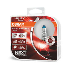 2x H1 Osram Night Breaker Laser (próxima geração) +150% Lâmpadas De Farol Carro 448 comprar usado  Enviando para Brazil