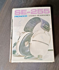VINTAGE 1976 Pioneer SE-255 Stereo JAPAN Headphones with Box & Manual segunda mano  Embacar hacia Argentina