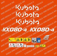 Kubota kx080 mini usato  Spedire a Italy