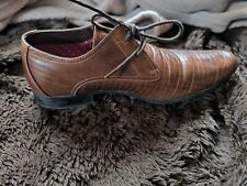 Mens brown leather for sale  KETTERING
