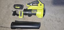 RYOBI RY40480 40V 1110 MPH 525 CFM Cordless Jet Fan Blower Complete #111 for sale  Shipping to South Africa