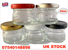 25ml.small glass clear for sale  LONDON