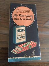Fleers gum advertising for sale  Hot Springs National Park