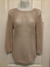 Suéter tejido de red de pescado para mujer Ann Taylor talla PS, usado segunda mano  Embacar hacia Mexico