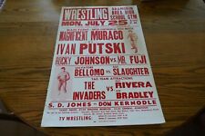 vintage wwf poster for sale  Selinsgrove
