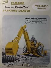 Case 320 Loader Backhoe Industrial Construction TLB Tractor Color Sales Brochure for sale  Shipping to South Africa