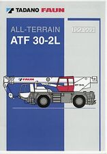 Tadano Faun ATF 30-2L Prospekt D GB F E 2002 Autokran mobile crane grue comprar usado  Enviando para Brazil