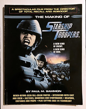 The Making of Starship Troopers: Paul M Sammon RARO 1997 Libro de bolsillo detrás de escena segunda mano  Embacar hacia Mexico