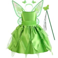 Vestido verde princesa fantasia Halloween crianças folha sininho vestidos extravagantes comprar usado  Enviando para Brazil