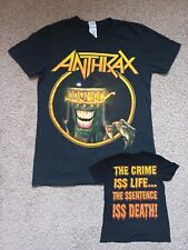 Anthrax shirt size for sale  LANCING