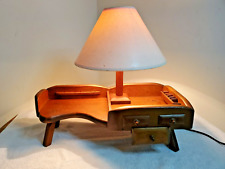 MCM Cobbler Table Wooden Lamp Light Vintage Drawer Shoe Maker for sale  Shipping to South Africa