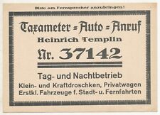 1934 taxi templin gebraucht kaufen  Gütersloh