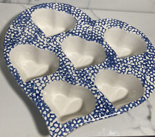 Ceramic spongeware heart for sale  Buford