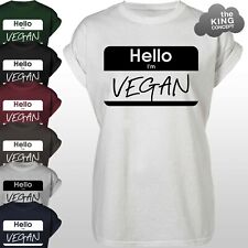 Hello vegan shirt for sale  BIRMINGHAM