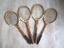 4 vintage Dunlop Maxply / Forte wooden tennis rackets prop display my ref 417 for sale  Shipping to South Africa