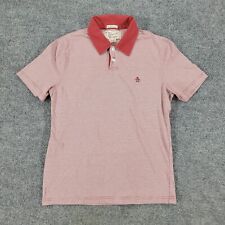 Camisa polo masculina pinguim original pequena listrada vermelha herança slim fit manga curta comprar usado  Enviando para Brazil