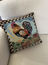 Needlepoint Rooster Pillow 14” for sale  Shipping to South Africa