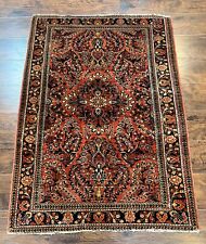 Antique sarouk 3x5 for sale  USA