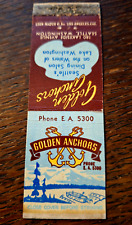 Vintage matchbook golden for sale  Auburn