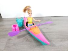 Used, 2020 Barbie TEAM Stacie KAYAK PADDLE DOLL & ACCESSORIES for sale  Shipping to South Africa