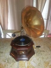Grammofono antico tromba usato  Bologna