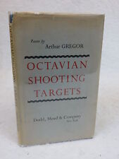 FIRMADO con TLS Arthur Gregor OCTAVIAN TIRANDO OBJETIVOS Poemas 1954 1a Edición HC/DJ segunda mano  Embacar hacia Argentina