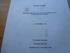 Document cérémonies national d'occasion  Caen