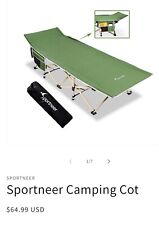 New/Open Box Sportneer Camping Cot for sale  Shipping to South Africa