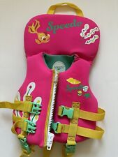 Used, Speedo Infant Baby Child Life Vest, Pink + Yellow, 30 Lbs General Boating Jacket for sale  Shipping to South Africa
