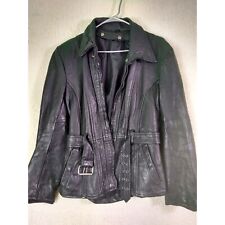 Leather coat womans for sale  Masury