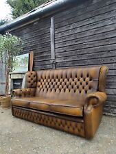 Vintage chesterfield wingback for sale  FARNHAM