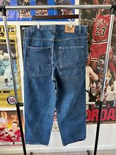 Jeans Hip Hop Vintage Anos 90 Y2K God Body Crazy Baggy Grunge Skatista Tamanho 40 comprar usado  Enviando para Brazil