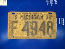 Michigan 1934 license for sale  Wilmington