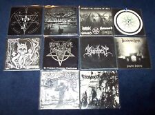 LOTE DE DISCOS EP DEATH/BLACK METAL (10) 7" Incursus/Brandpest/Syzslak/Decieverion comprar usado  Enviando para Brazil