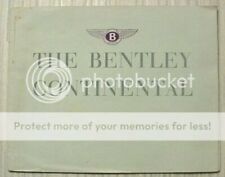 Bentley continental type for sale  LEICESTER