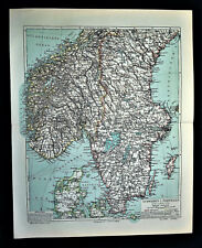 1902 stampa geografica usato  Pozzallo