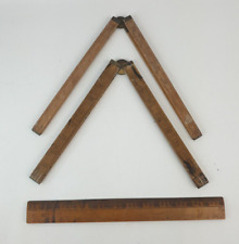 Vintage wood rulers for sale  WAKEFIELD