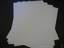 Usado, Insertos de papel blanco para tarjetas en blanco - muchos tamaños disponibles - 120 gsm segunda mano  Embacar hacia Mexico