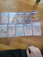 Graded Pokemon Card Collection; Graded Pokemon Lot GUARANTEED GRADED 10 ZARD for sale  Shipping to South Africa
