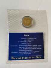 Bimetallmünzen peru gebraucht kaufen  Deutschland