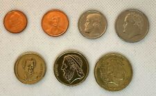 Juego de 7 monedas griegas antes del euro sin circular segunda mano  Embacar hacia Mexico