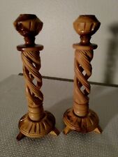 Wooden spiral candle for sale  Des Moines