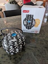 Dash SKULL Mini Waffle Maker (DMWS100SP) 4" Non-Stick Cooking Surface for sale  Shipping to South Africa