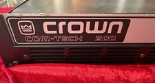 Crown com tech for sale  Long Beach
